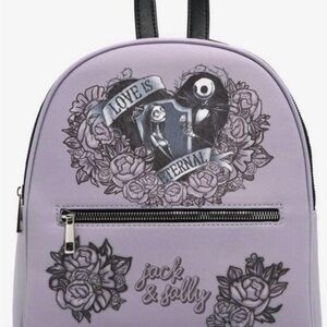Bioworld Lavender Jack & Sally Backpack